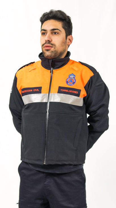 Cazadora Softshell Iberica Bicolor (Protección Civil)