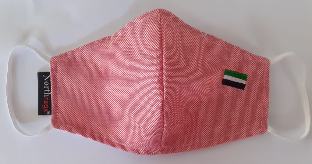 Mascarilla COE04 Bandera de Extremadura Lavable y Reutilizable 65%Algodón, 35% Polyester,Pack 5