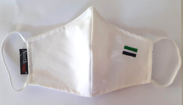 Mascarilla COE11 Bandera de Extremadura Lavable y Reutilizable 65%Algodón, 35% Polyester,Pack 5