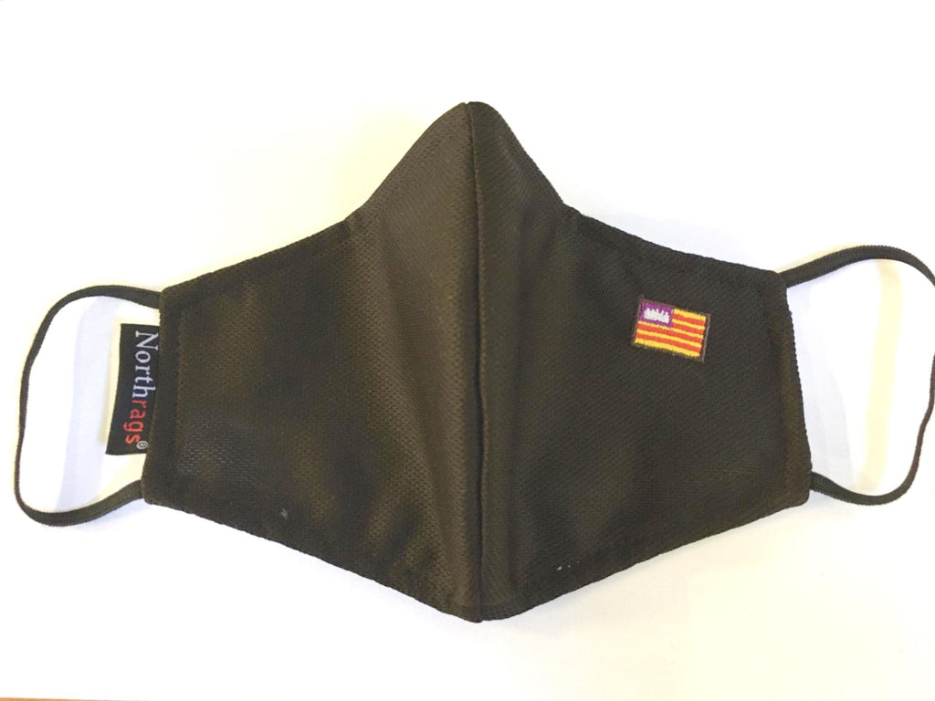 Mascarilla con bandera Islas Baleares Lavable y Reutilizable 100% Poliester, Pack 5