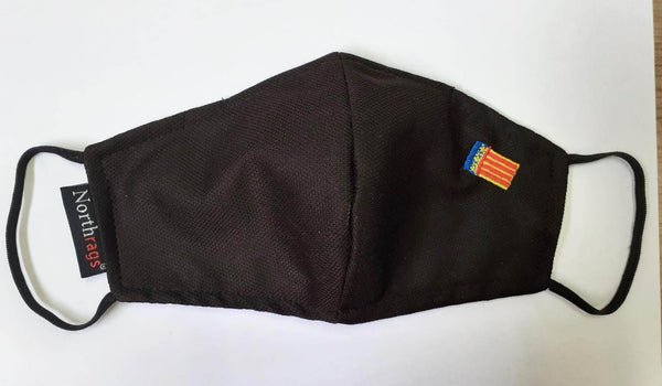 Mascarilla con bandera de Comunidade Valenciana Lavable y Reutilizable 100% Poliester, Pack 5