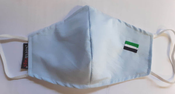 Mascarilla OE001 Bandera de Extremadura Lavable y Reutilizable 60%Algodón, 40% Polyester,Pack 5